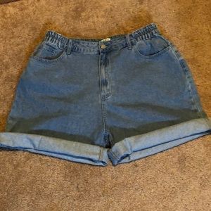 Shiny by Nature denim shorts